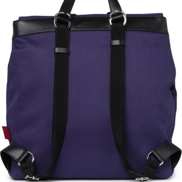 SALE🔥Authentic VALENTINO GARAVANI Canvas/leather flap large backpack/laptop - Picture 6 of 17